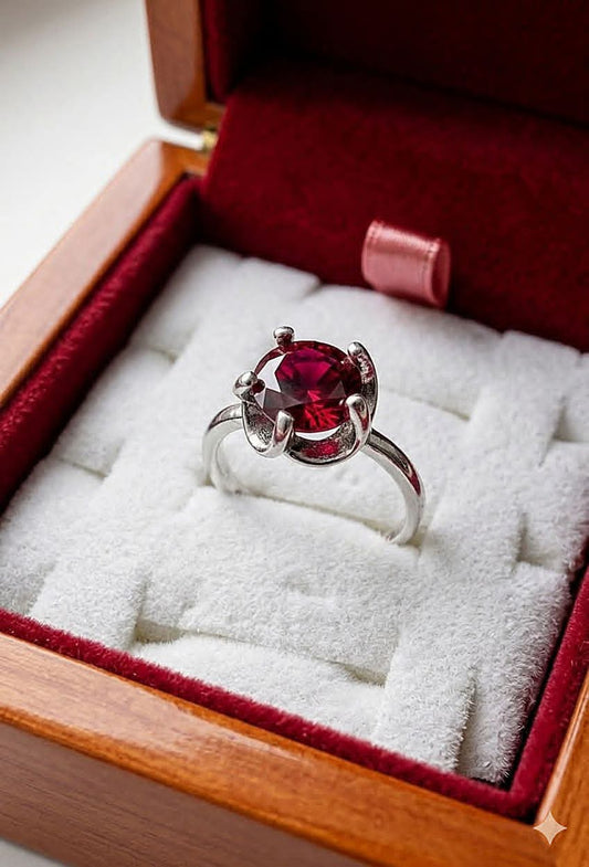 Cmr001 (MSJ) silver ethic crown shape ring