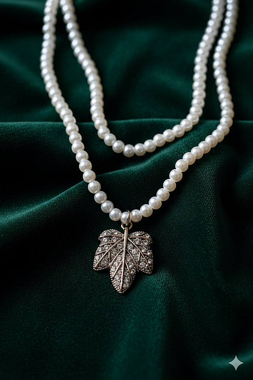 Pcs007(MSJ) Leaf Malla Pendent