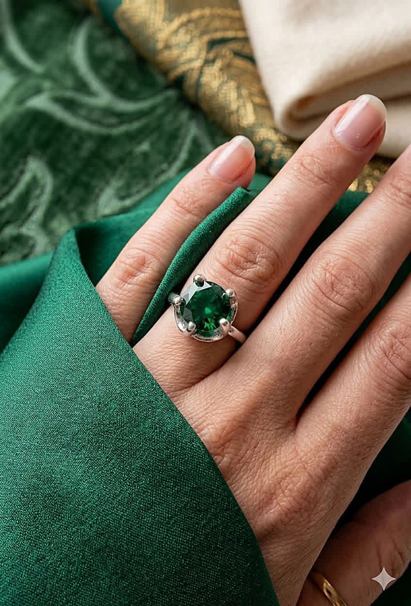Cmr001 (MSJ) silver ethic crown shape ring