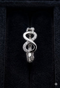 Cmr004 (MSJ) silver eight shape silver ring
