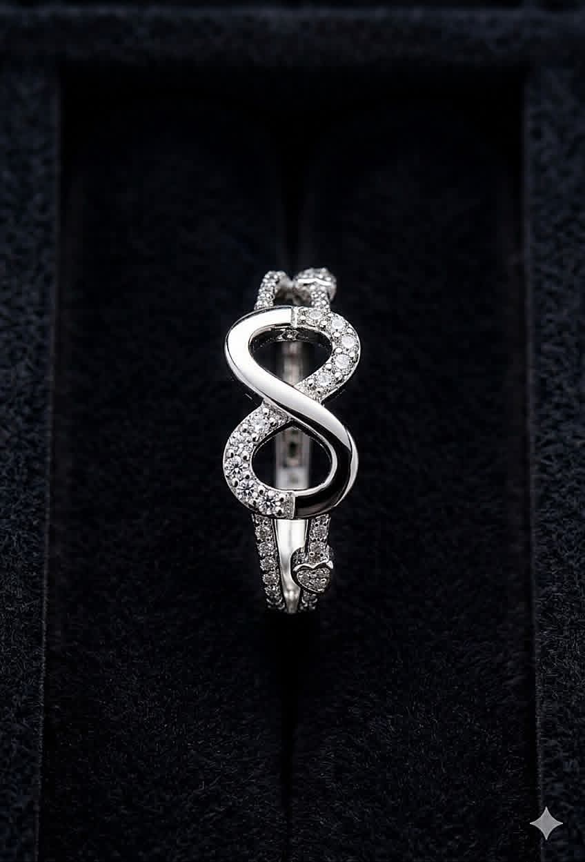 Cmr004 (MSJ) silver eight shape silver ring