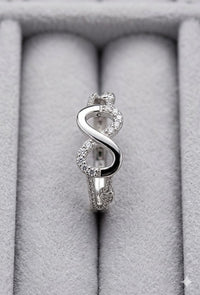 Cmr004 (MSJ) silver eight shape silver ring