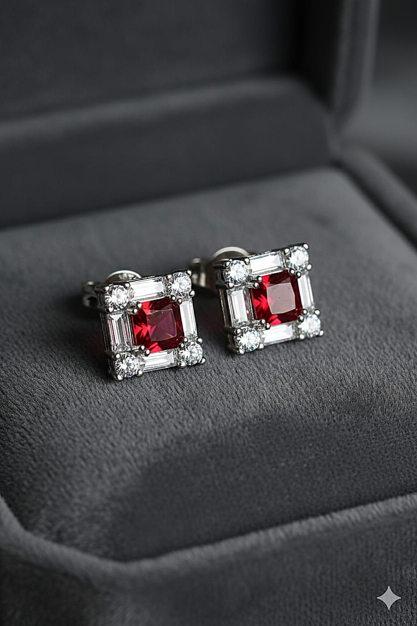 ET003(MSJ) square earing tops pairs