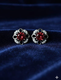 ET005 (MSJ)  Round shape flowers tops pairs