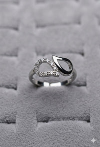 Cmr009 (MSJ) leaf shape silver ring