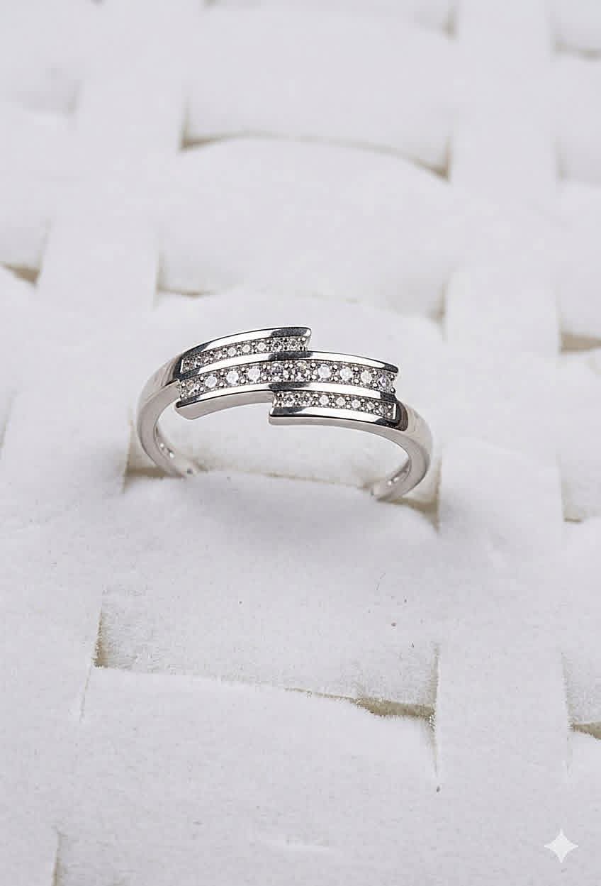 Cmr011 (MSJ) silver straight ring